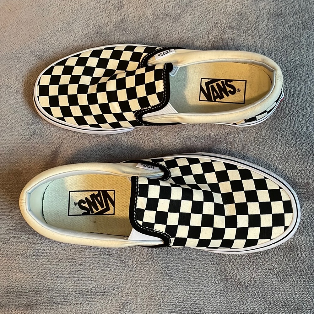 Brand New Checkerboard Vans
